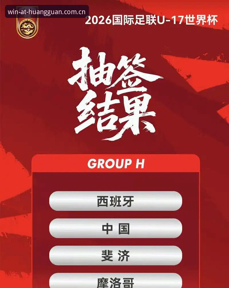 2026皇冠现金版推荐 U17世界杯抽签结果出炉,中国男女足分别对阵强敌,皇冠现金体育用户如何把握赛事节奏?